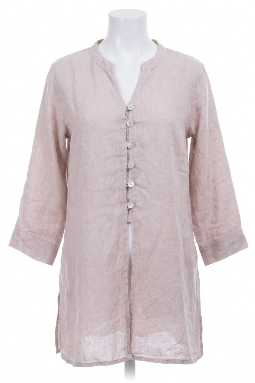 NEW GIGI MODA tazia button frotn tunic in sand